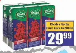 Big Save Rhodes Nectar Fruit Juice offer