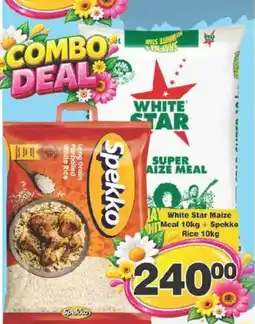 Big Save White Star Maize Meal + Spekko Rice offer