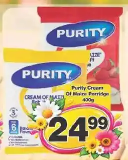 Big Save Purity Cream Of Maize Porridge offer