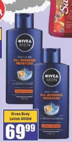 Big Save Nivea Body Lotion offer
