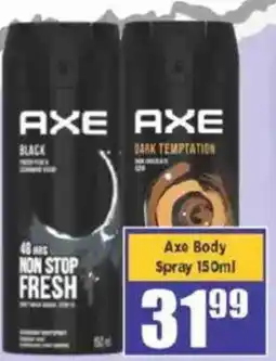 Big Save Axe Body Spray offer
