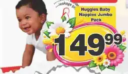 Big Save Huggies Baby Nappies Jumbo Pack offer