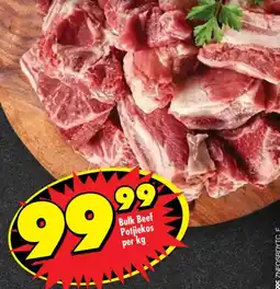 Shoprite Bulk Beef Potjiekos offer