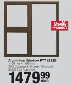 Build It Aluminium Window PTT1212B offer