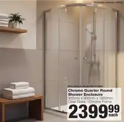 Build It Chrome Quarter Round Shower Enclosure offer
