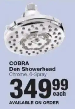 Build It COBRA Den Showerhead offer