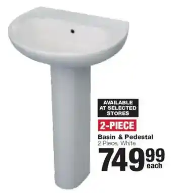 Basin & Pedestal