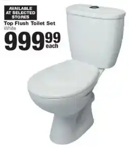Build It Top Flush Toilet Set White offer