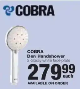 Build It COBRA Den Handshower offer