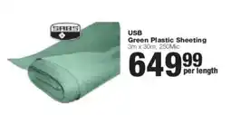 Build It USB Green Plastic Sheeting offer