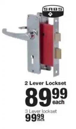 Build It SABS 2 Lever Lockset offer