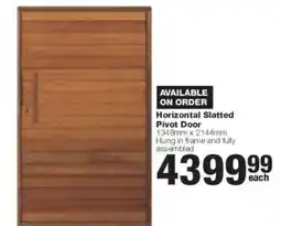 Build It Horizontal Slatted Pivot Door offer