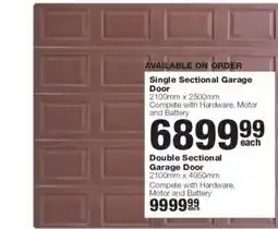 Build It Single Sectional Garage Door offer