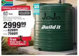 Build It JOJO Water Tank offer