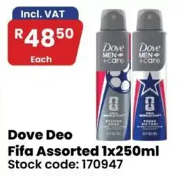 Africa Cash and Carry Dove Deo Fifa Assorted offer