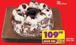 Shoprite Large Black Forest Cake offer