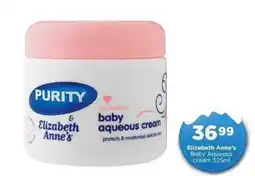 Check Star PURITY & Elizabeth Anne's baby aqueous cream offer