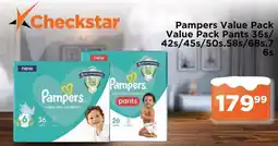 Check Star Pampers Value Pack Pants offer