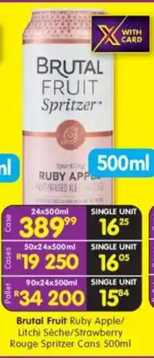 Shoprite Brutal Fruit Spritzer offer