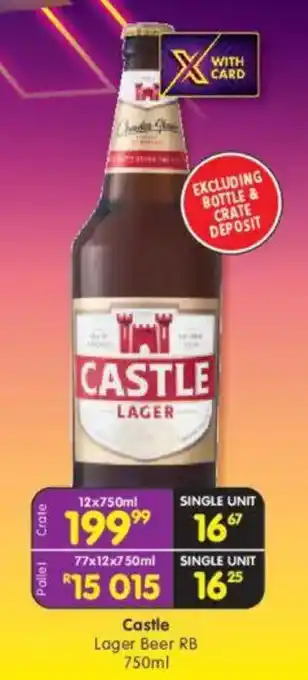 Castle Lager Beer RB