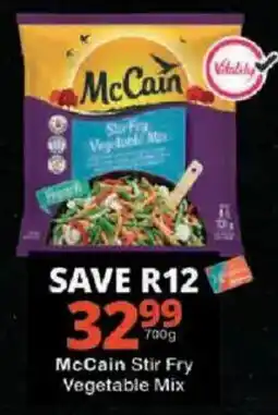 Checkers McCain Stir Fry Vegetable Mix offer