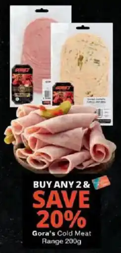Checkers Gora's Cold Meat offer