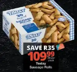 Checkers Today Sausage Rolls offer