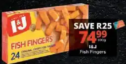 Checkers I&J Fish Fingers offer