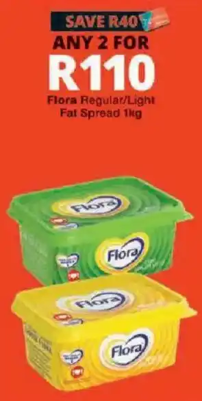 Flora Regular/Light Fat Spread