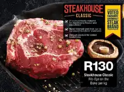 Checkers Steakhouse Classic Rib-Eye on the Bone offer