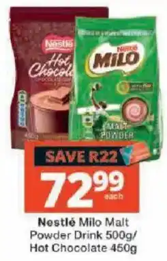 Checkers Nestlé Milo Malt Powder Drink offer