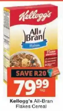 Checkers Kellogg's All-Bran Flakes Cereal offer
