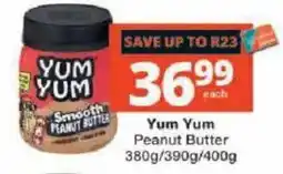 Checkers Yum Yum Peanut Butter offer