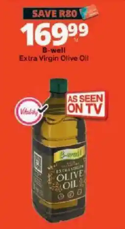 Checkers B-well Extra Virgin Olive Oil offer