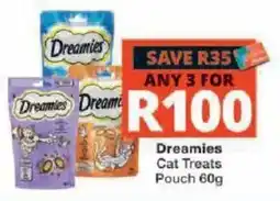 Checkers Dreamies Cat Treats Pouch offer