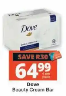 Checkers Dove Beauty Cream Bar offer