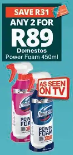 Checkers Domestos Power Foam offer