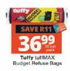 Checkers Tuffy tuffMAX Budget Refuse Bags offer