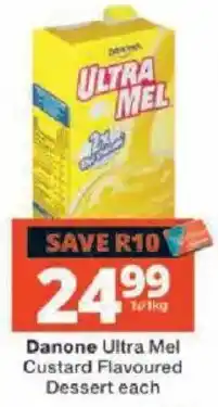 Checkers Danone Ultra Mel Custard Flavoured Dessert offer