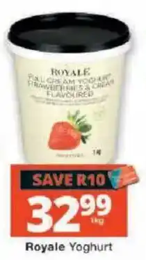 Checkers Royale Yoghurt offer