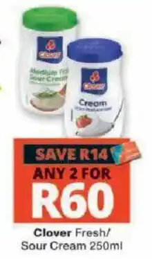 Checkers Clover Fresh/ Sour Cream offer