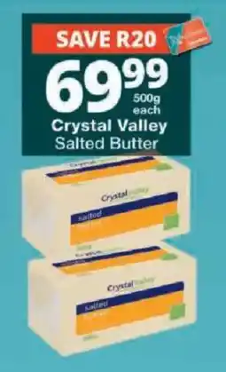 Checkers Crystal Valley Salted Butter offer