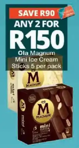 Checkers Ola Magnum Mini Ice Cream Sticks offer