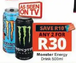 Checkers Monster Energy Drink offer