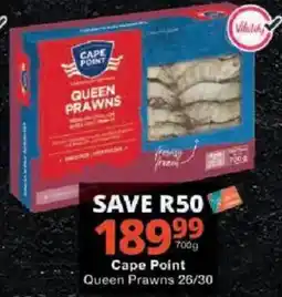 Checkers Cape Point Queen Prawns offer
