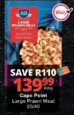 Checkers Cape Point Large Prawn Meat offer