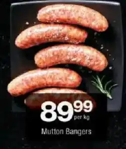 Checkers Mutton Bangers offer