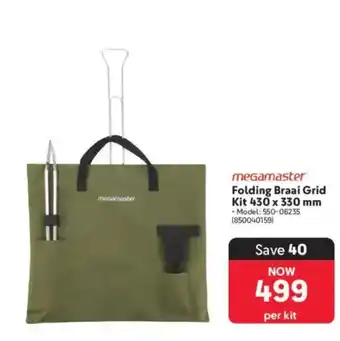 Megamaster Folding Braai Grid Kit