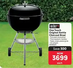 Makro Weber One Touch Original Kettle Charcoal Braai offer