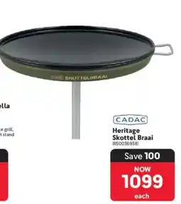 Makro CADAC Heritage Skottel Braai offer